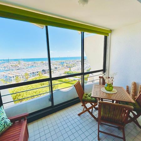 Studio Chic & Cosy Vue Mer, Clim, Parking La Grande Motte Bagian luar foto