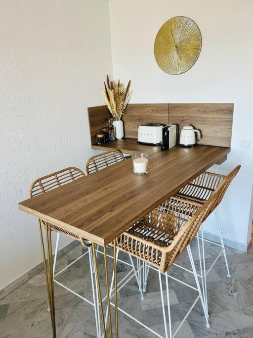 Studio Chic & Cosy Vue Mer, Clim, Parking La Grande Motte Bagian luar foto