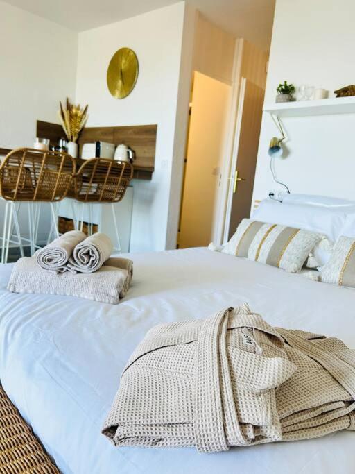 Studio Chic & Cosy Vue Mer, Clim, Parking La Grande Motte Bagian luar foto