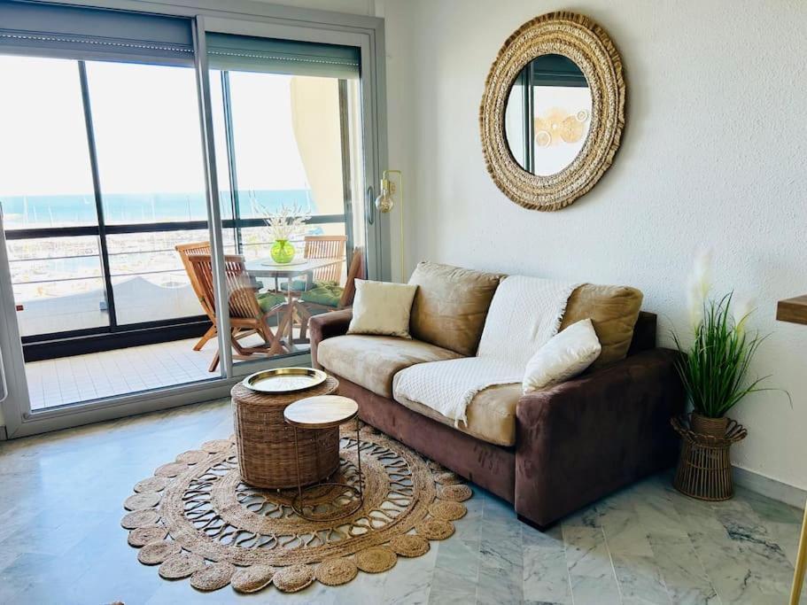 Studio Chic & Cosy Vue Mer, Clim, Parking La Grande Motte Bagian luar foto