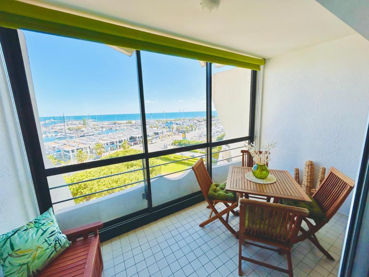 Studio Chic & Cosy Vue Mer, Clim, Parking La Grande Motte Bagian luar foto