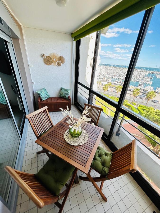 Studio Chic & Cosy Vue Mer, Clim, Parking La Grande Motte Bagian luar foto